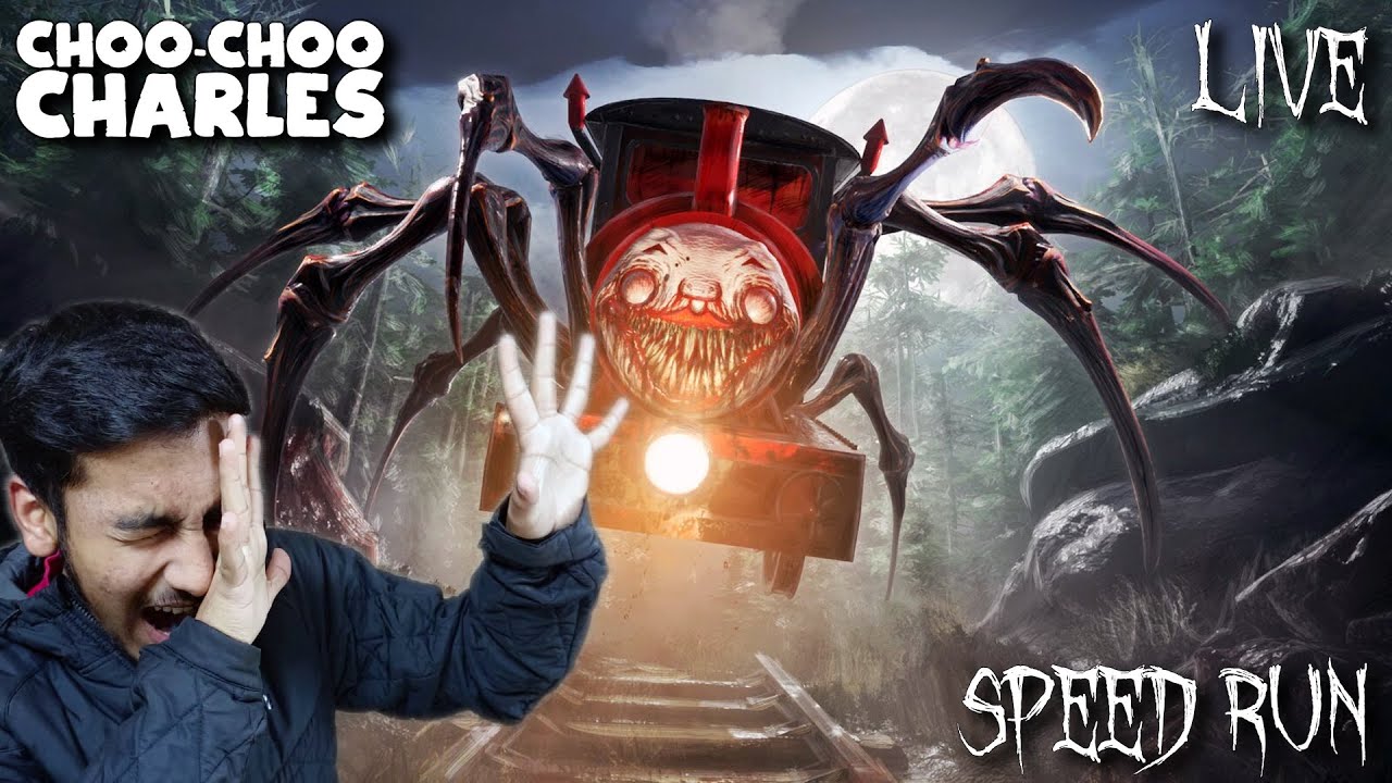 CHOO CHOO CHARLES speed run !! ROAD TO 2000 SUBS!!