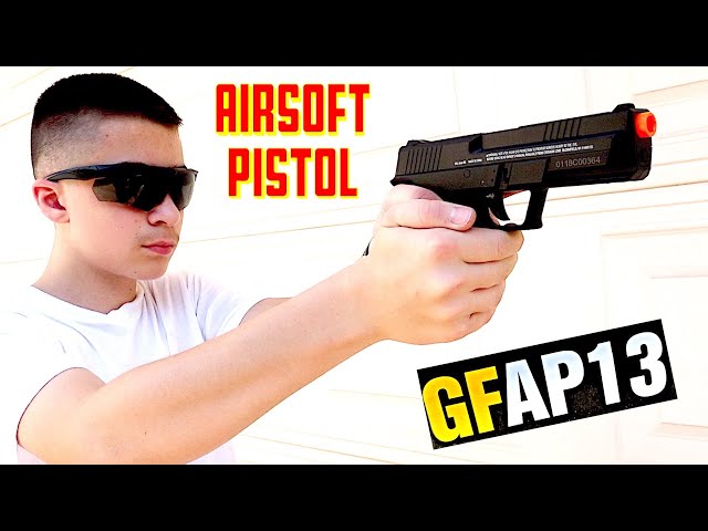  Game Face GFAP13 AEG Electric Full/Semi-Auto Airsoft Pistol  Kit : Sports & Outdoors