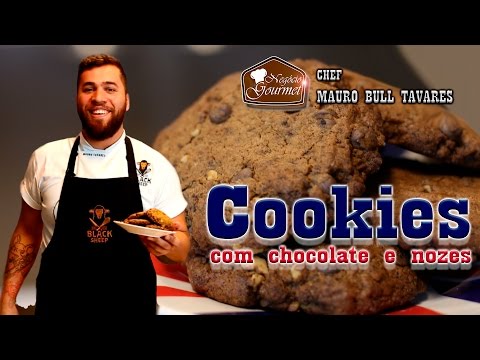 Vídeo: Como Fazer Biscoitos Com Nozes E Chocolate