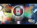 Spray Paint Art 2- Canadian Flag