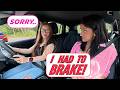 Pia's 2nd Lesson In The Automatic Car - 'I Got A Little Cocky'