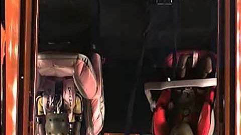 ADAC 2009: Сybex Aton - фронтальный удар (вид сверху), манекен Q1.5