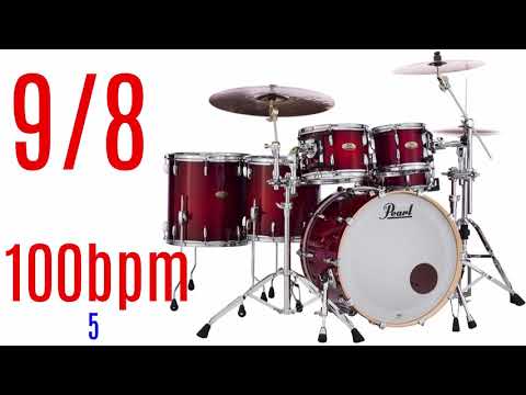 9 8 Odd Time Beat Drums Only Backing Track