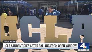 UCLA student dies after falling from open window