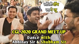 Dance With Abhinay Sir & Shubham Jain Sir | SSC CGL 2020 GRAND MEET UP 🔥🔥