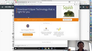 1-1.  윈도우즈 운영체제에 jdk 설치 및 eclipse 설치