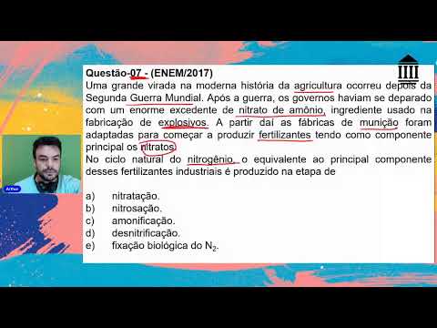 Live - Questões Ciclos Biogeoquímicos