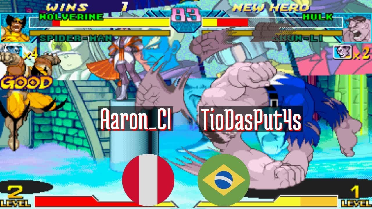 Capcom Aaron FT5 @mvsc: Aaron_CI (PE) vs TioDasPut4s (BR) [Marvel vs Capcom ...