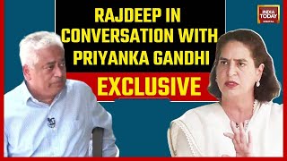 INDIA TODAY LIVE: Rajdeep Sardesai's Exclusive Conversation With Priyanka Gandhi | Elections 2024