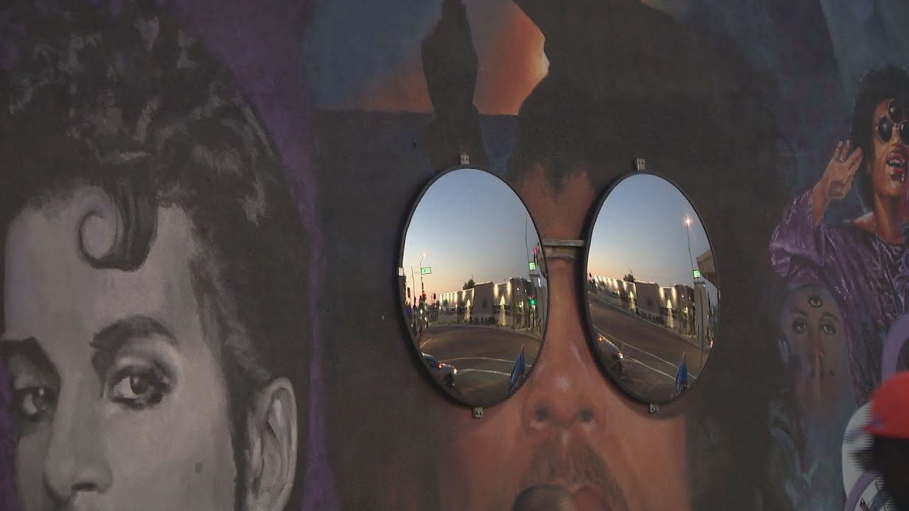 Prince mural unveiled on Phoenix street YouTube