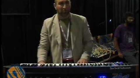Dave Smith Mono Evolver keyboard, taped live at Winter NAMM 2006