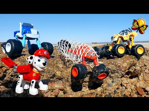 Aventura marítima de Monster Trucks y PAW Patrol.