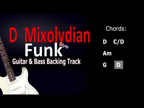 d-mixolydian-funk-guitar&bass-backingtrack-99-bpm