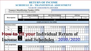 How to fill Your Personal/Individual Tax Return 19/20 in Sri Lanka | SL TAX SOLUTION screenshot 4