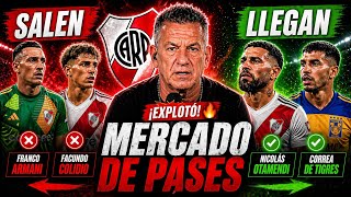 🔴⚪🔥 DIEGO DÍAZ EXPLOTÓ: MERCADO DE PASES DE RIVER (SALEN Y LLEGAN)