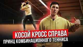 Косой кросс справа🎾 СОРОКИН #теннис