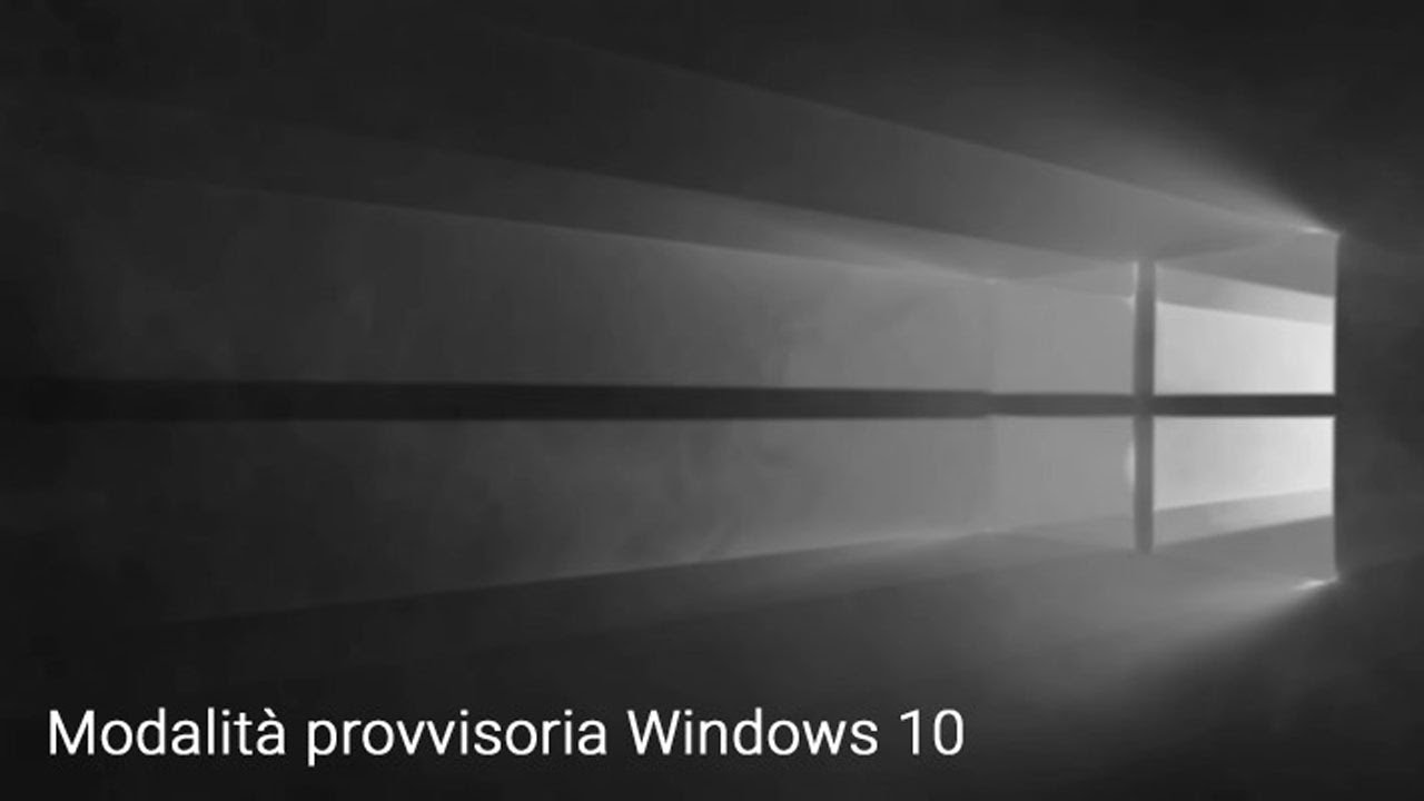 Modalità provvisoria Windows 10 | Avviare | Da spento ...