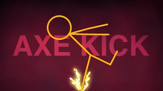 como fazer um CHUTE MACHADO (AXE KICK) no STICK FIGHTER