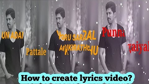 How to create lyrics Whatsapp status in kinemaster/kinemaster tutorial/avee player tutorial/trentech