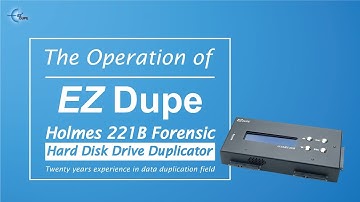 EZ Dupe Holmes 221B Forensic HDD Duplicator video （Japanese Substitles)
