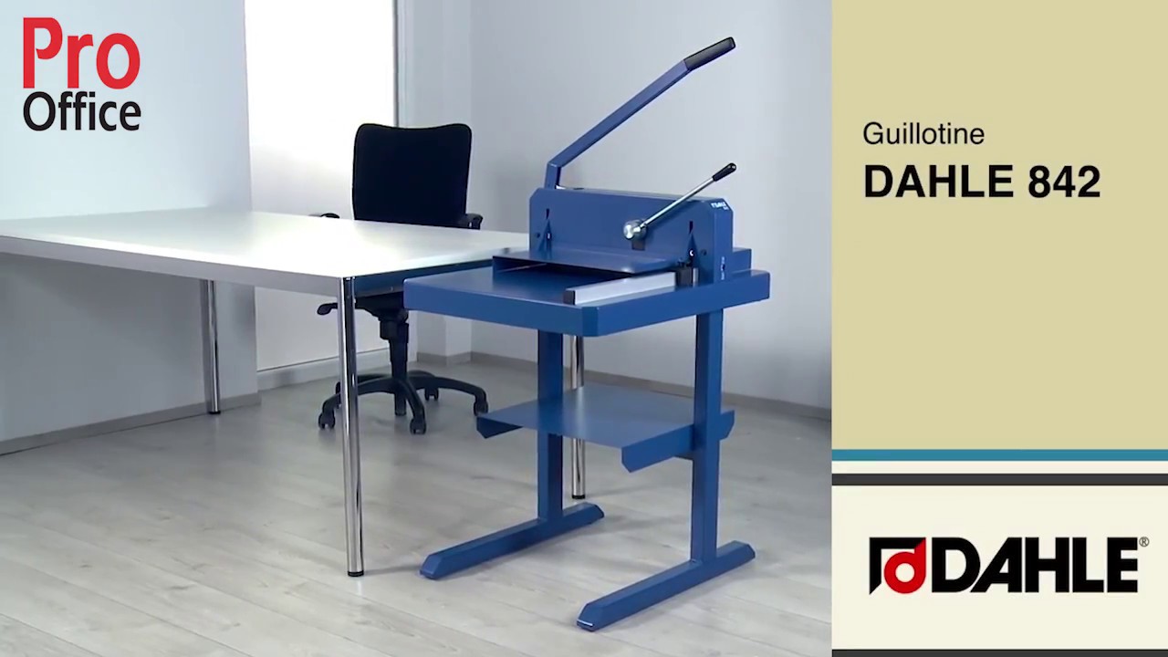 Dahle 842 stapelsnijmachine - YouTube