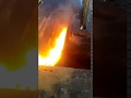 Cast iron  on a blast furnace castfloor 100 % Made by TRB !
