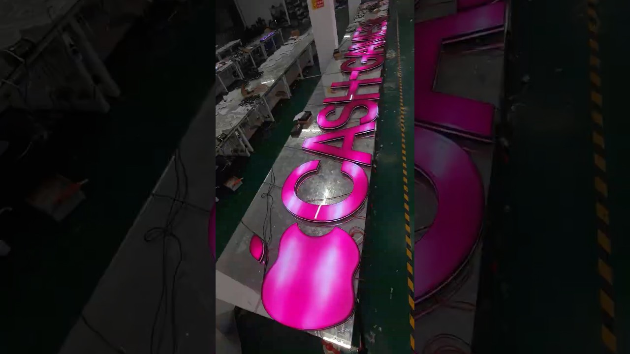 Light up your brand, with luminous characters! 