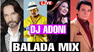 Baladas Mix Vol 1.❤️ Las mejores baladas Románticas ( Mezclando en vivo DJ ADONI )😻 Musica romántica