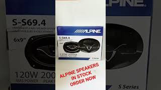 ALPINE speakers 2000w amplifier supported #shopnow #speaker #mp3player #automotive #car #bass