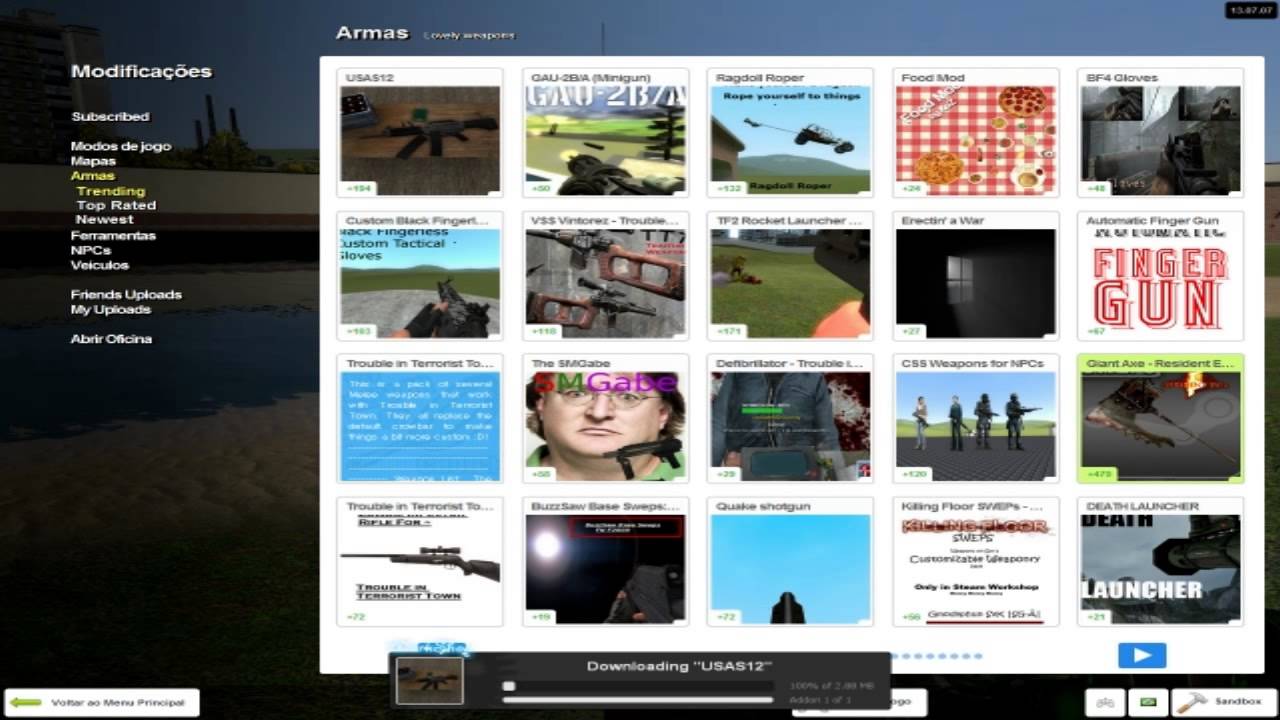 Garry's Mod Tutorial Garry's Mod Tutorial como baixar ADDONS - YouTube