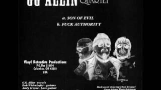 Video thumbnail of "GG Allin - Son of Evil"