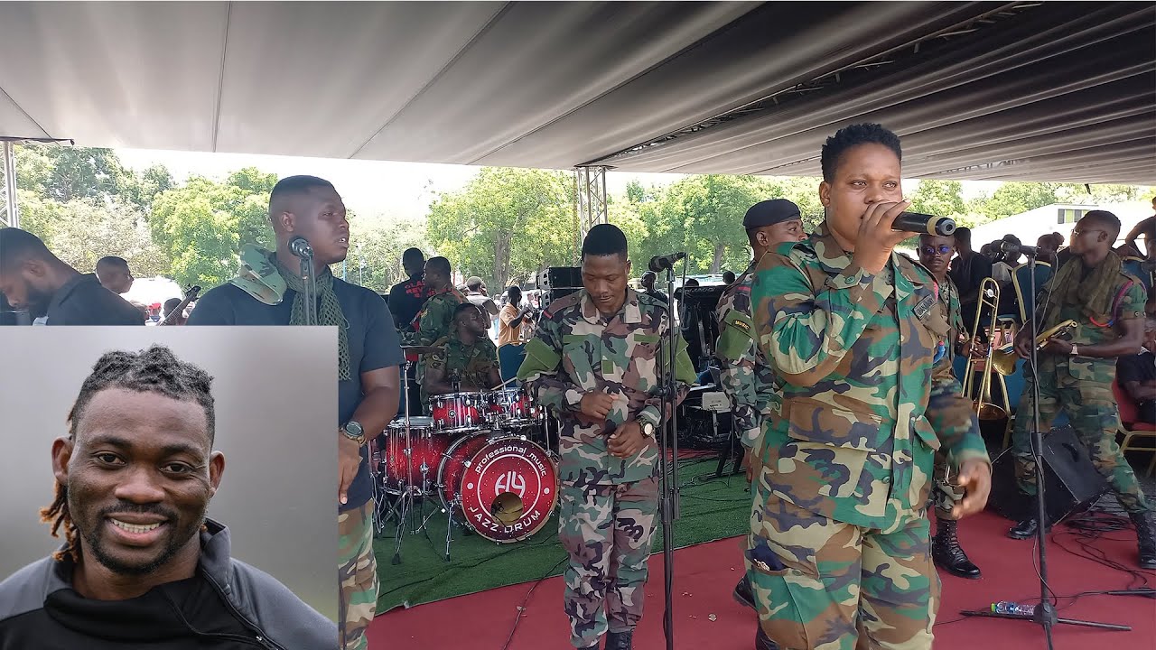 Ghana Armed Forces Central Band On Old Ghana Gospel Songs At Christian Atsu's Funeral 