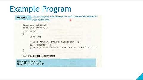 Lecture#24: getch and getche functions in C language