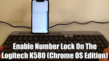 K580s Number Pad NOT Working? - Enable Number Lock On The Logitech K580 Keyboard (Chrome OS Edition)
