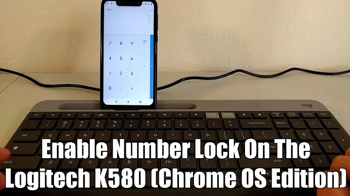 K580s Number Pad NOT Working? - Enable Number Lock On The Logitech K580 Keyboard (Chrome OS Edition)