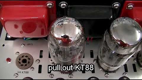 audio lecture 43, Can we use 6L6GC instead of KT88?  ultra linear, self bias circuit