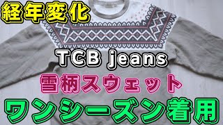 We'll show you the vintage-like aging of TCB Jeans' 