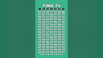 Test Your COGNITIVE Brain Skills With This FAST Number Game! #shorts