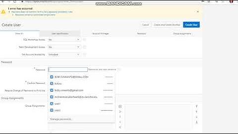 How To Create Workspace User in Oracle APEX