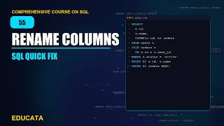 55. RENAME COLUMN | Comprehensive Course on SQL