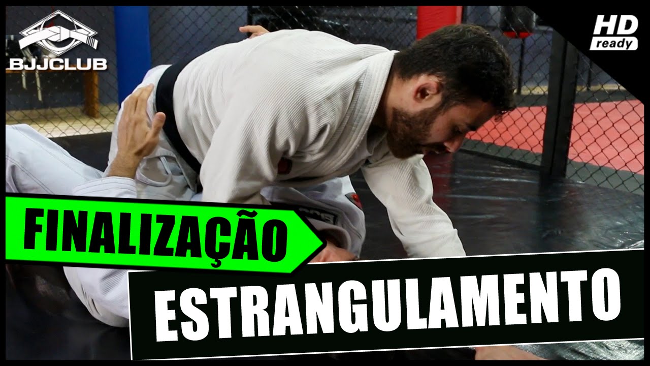 Jiu Jitsu Finaliiza o Estrangulamento Da Montada Tony Ferraz 