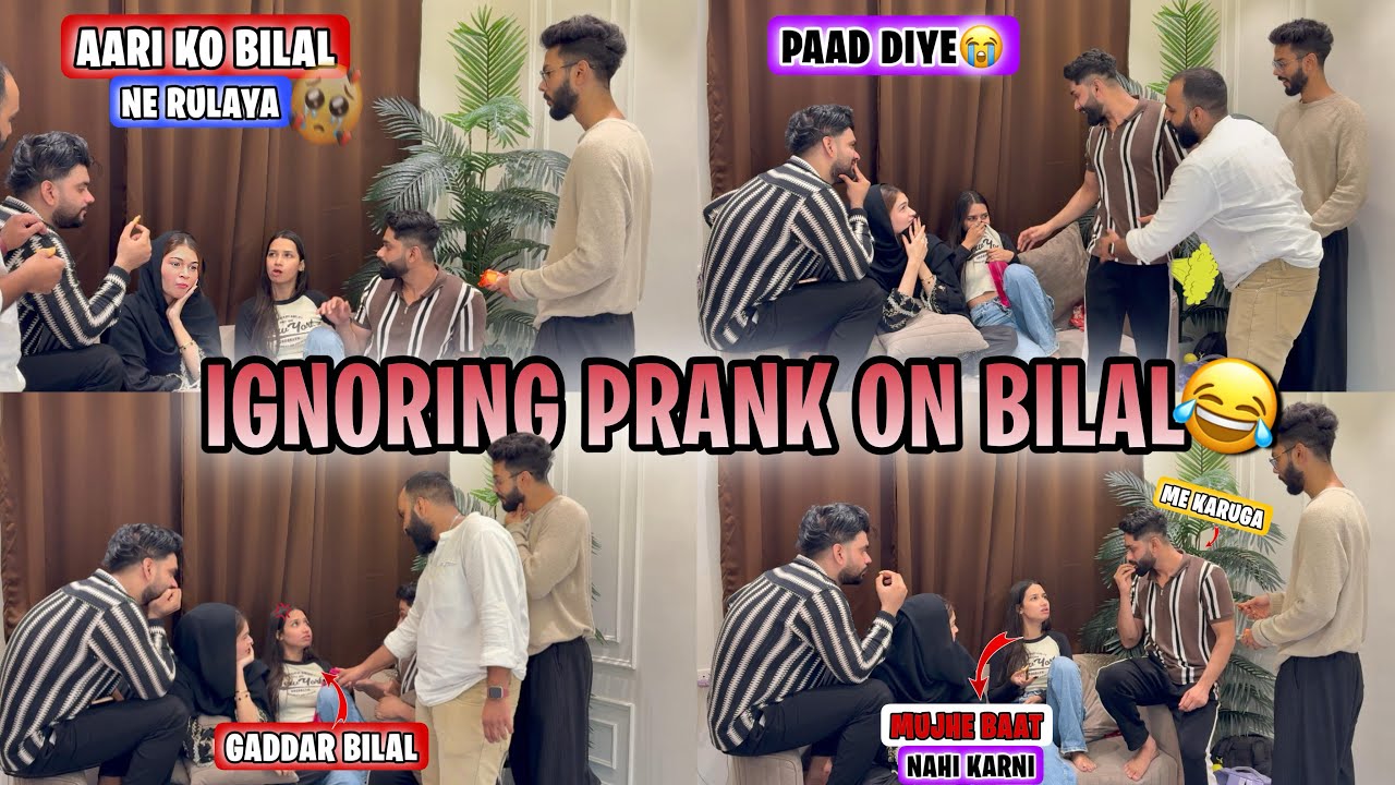 Aarti Ne Bilal Ko Rula Diya😭❤️Ignoring Prank Bhari Padh Gaya💔| Aarti vlogs |