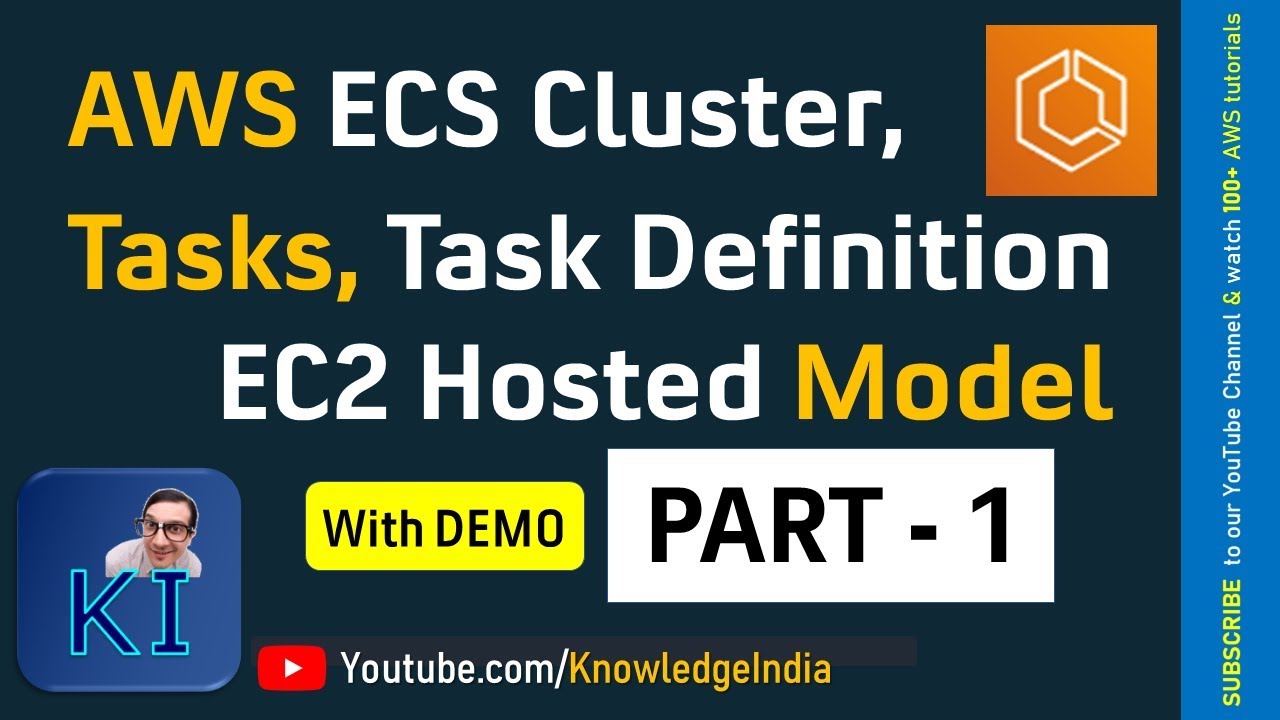 Aws Ecs Part-1 | Ecs Cluster Demo | Tasks, Task Definition | Ec2-Hosted Ecs Cluster