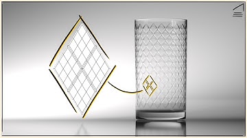 Modelling a diamond patterned glass in Maya