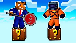 Lethal Company Lucky Blocks In Minecraft Skywars