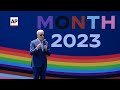 Biden honors LGBTQ  Pride Month at White House