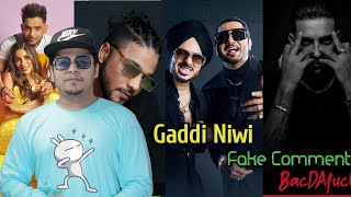 Gaddi Niwi Yo Yo Honey Singh | Karan Aujla Fake Comment | Millind Gaba new song | Raftaar cypher 2