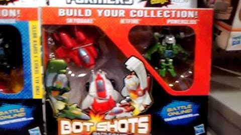Transformers Bot Shot Series 2 Three Packs In Store Video - 03 July 2012