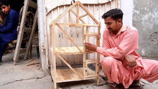 Making a Wooden Bird Cage by Village Construction Secrets 6,627 views 1 year ago 5 minutes, 4 seconds