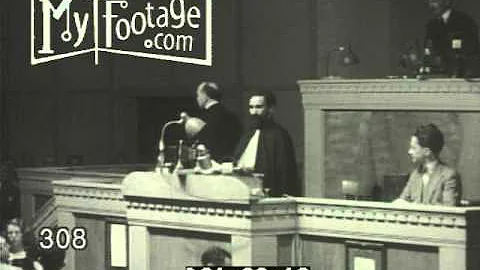 1936 Emperor Haile Selassie of Ethiopia Addresses League of Nations